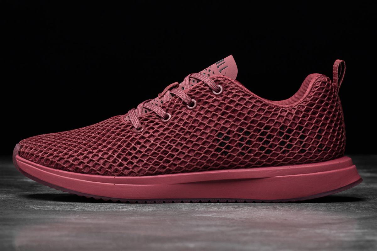 Nobull Mesh Runner Women's Running Shoes Burgundy | Australia (IG3541)